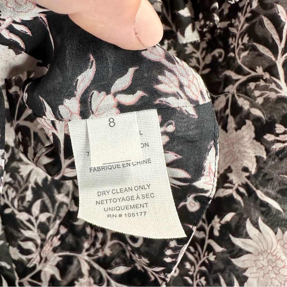 ULLA JOHNSON Goldie One Shoulder Floral Top - Picture 9 of 9